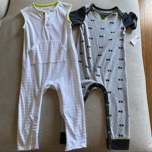 Set of Cat & Jack Rompers 18M NWT
